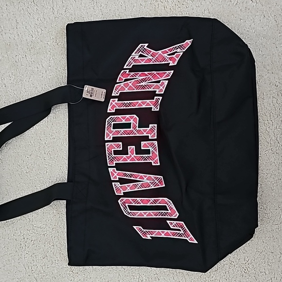 Handbags - Pink Zipper Tote Bag